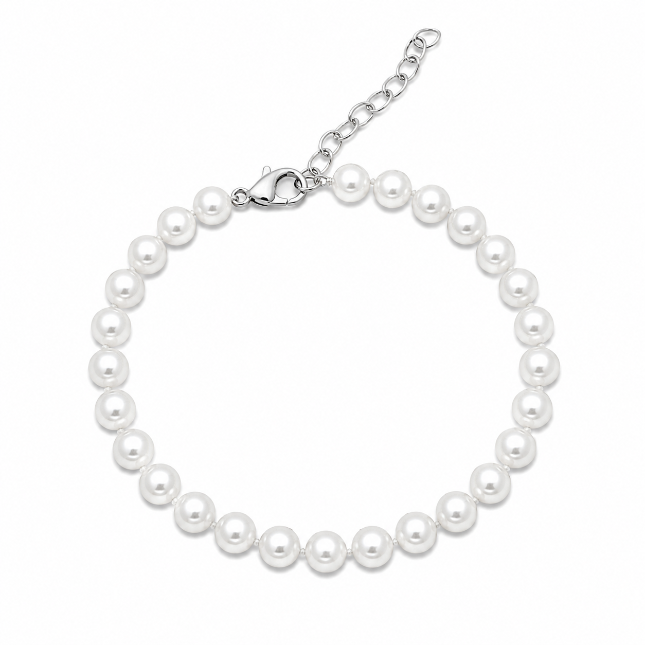 Bracciale Perle Argento