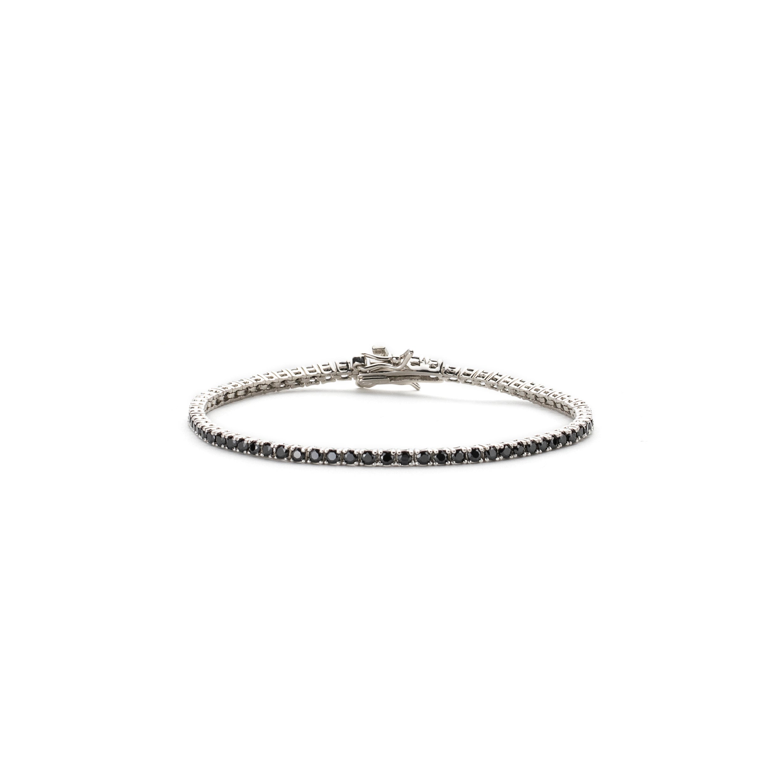 Bracciale tennis in argento con Cubic Zirconia