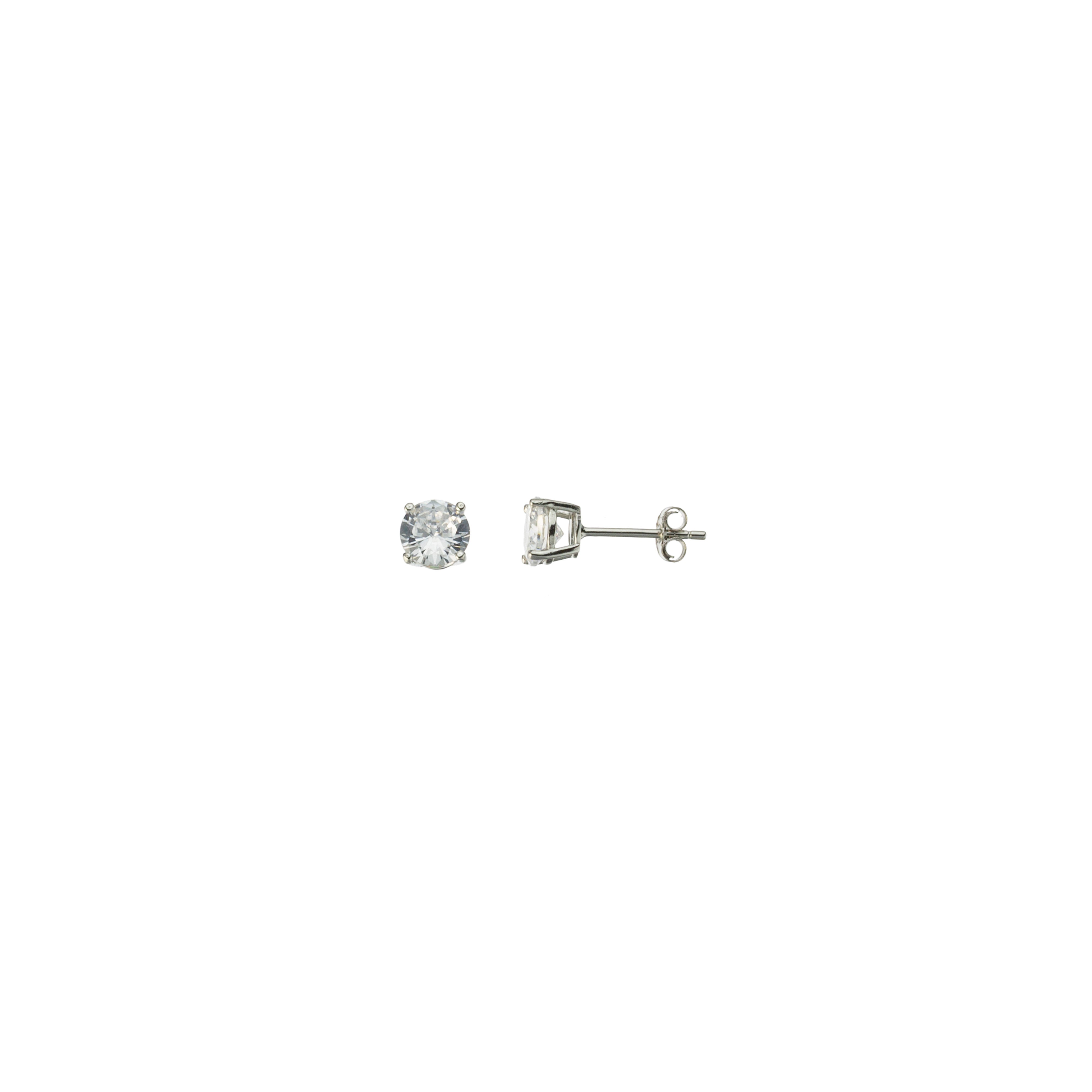 Orecchini in argento con cubic zirconia - Diamanti & Co