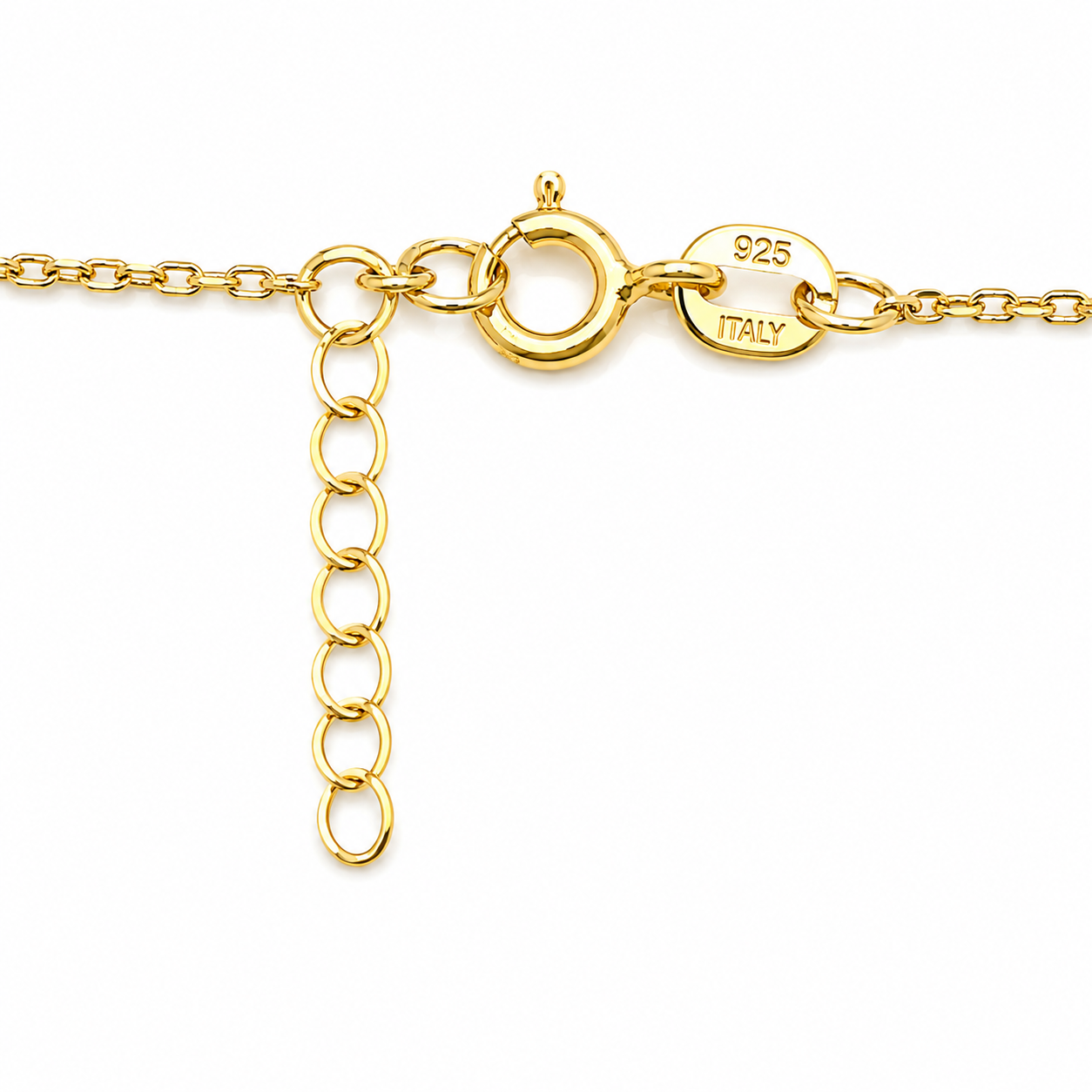 Bracciale Oro Giallo con Cuore Smaltato Rosa e Azzurro