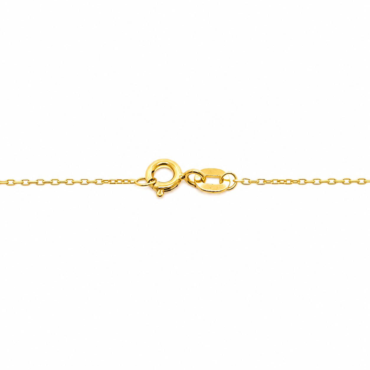 Collana in Oro Giallo con Zirconi Rettangolari Viola