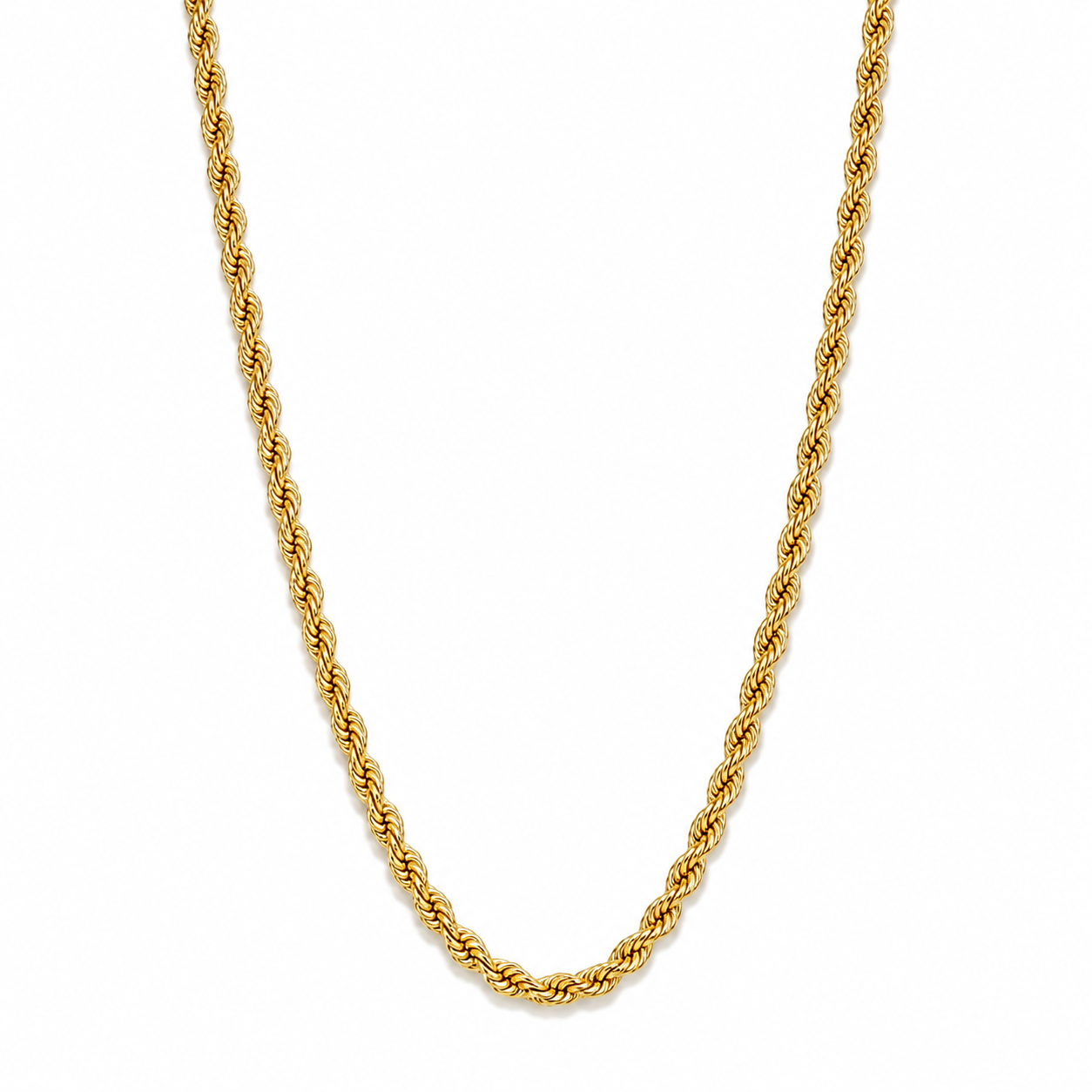Collana a Corda in Oro Giallo