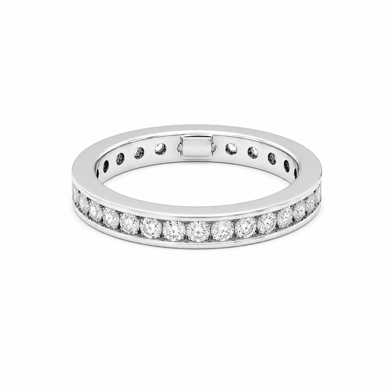 Anello Eternity Scintilla in Argento con Zirconi