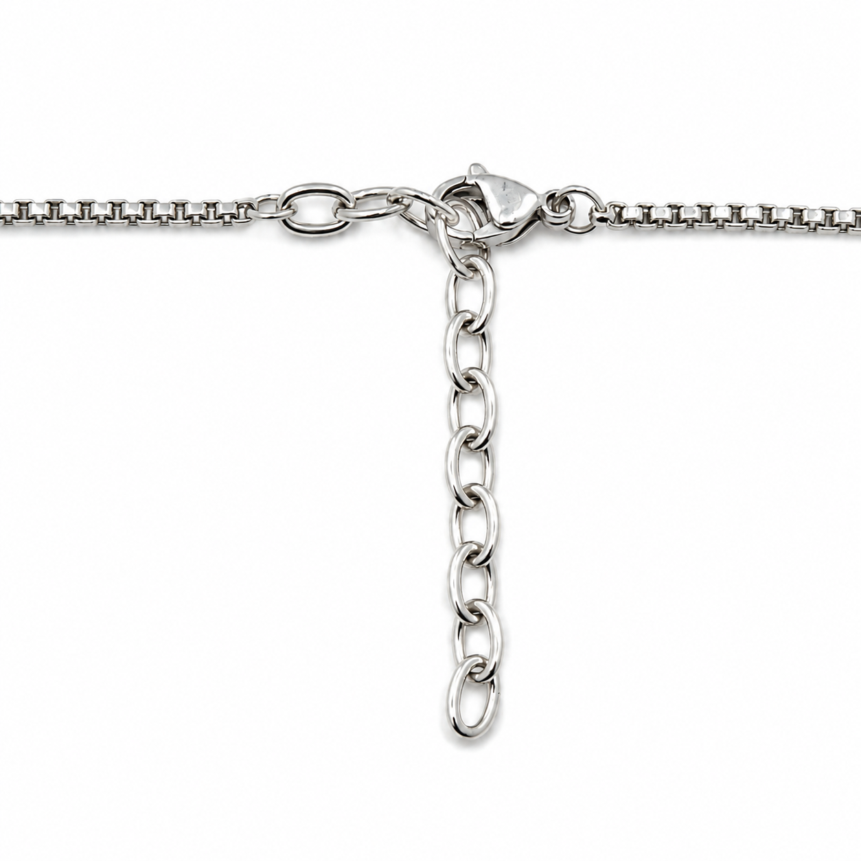 Collana Uomo in Acciaio con Pendente Ancora Nero
