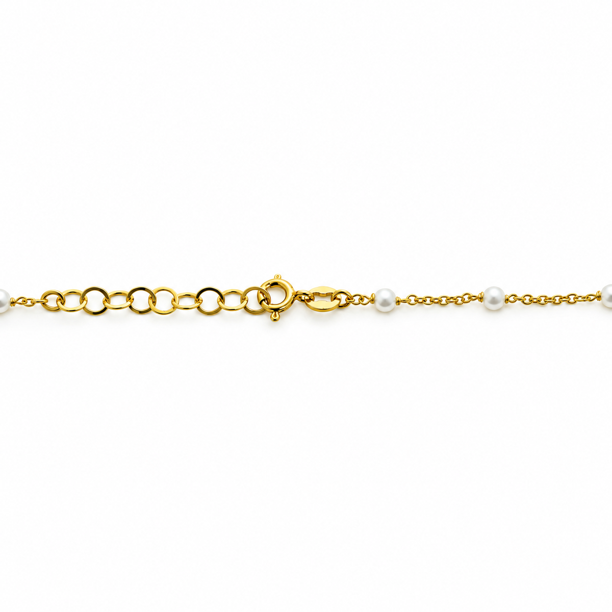 Collana in Argento con Perle e Fiore