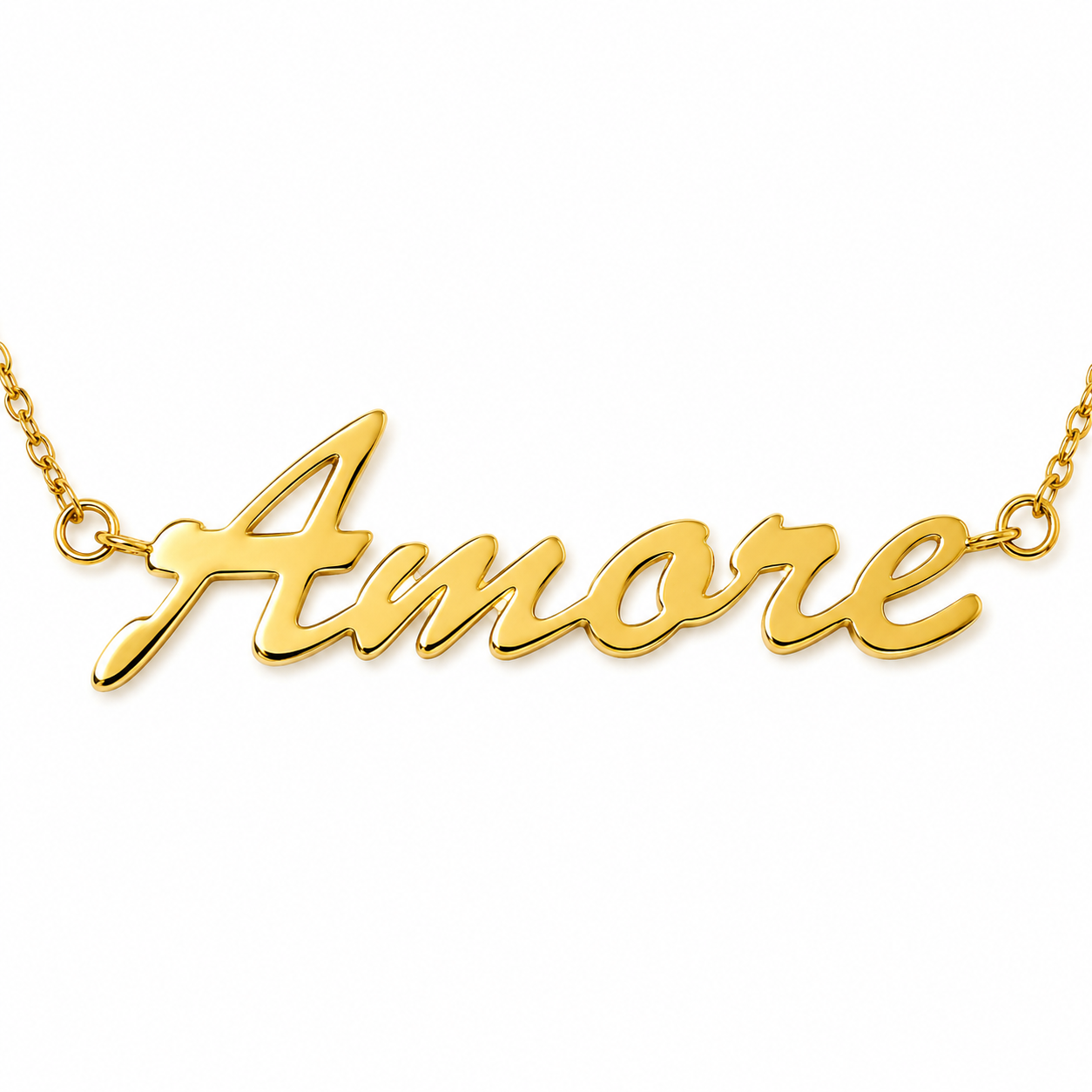 Collana Amore in Oro Giallo