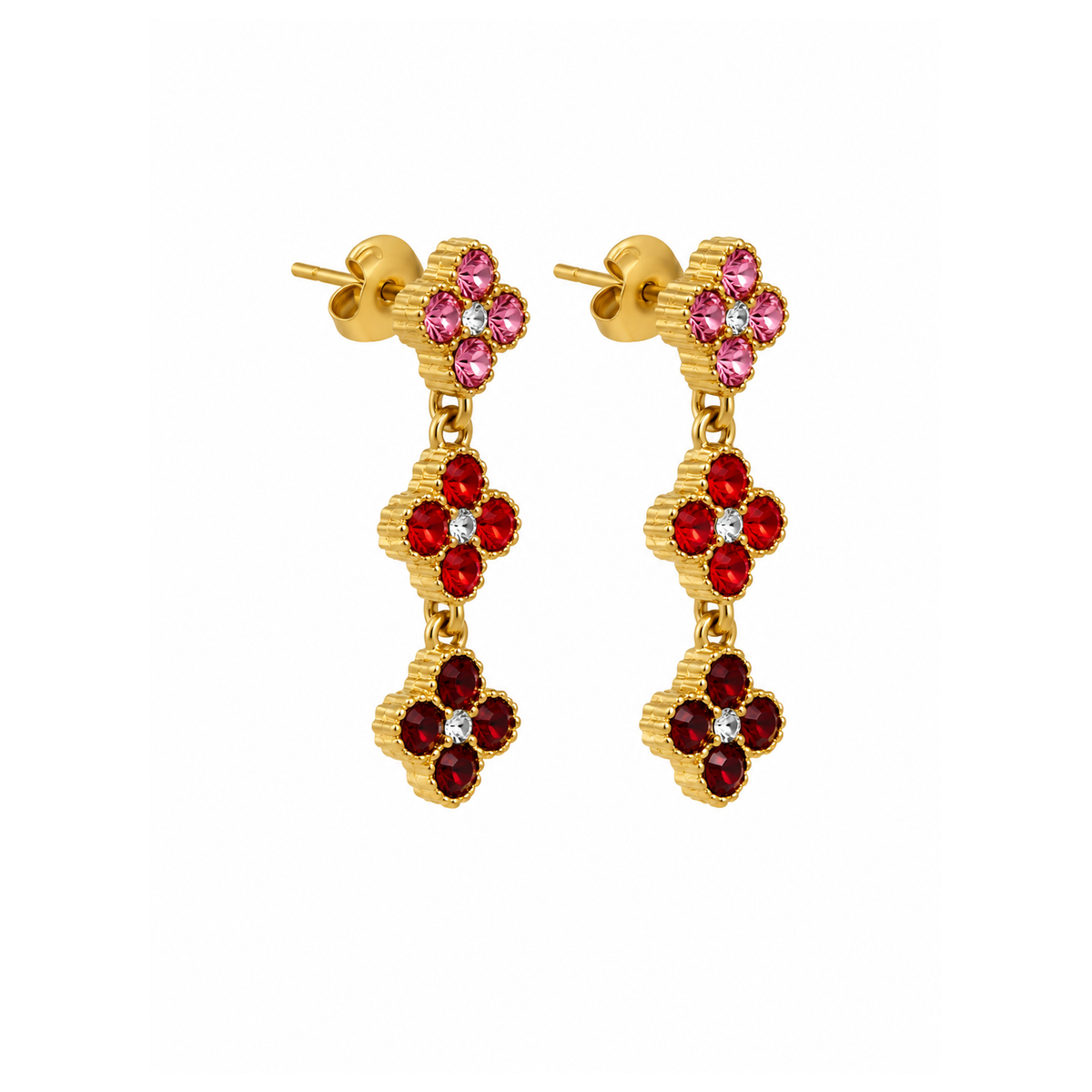 Orecchini Ruby Blossom