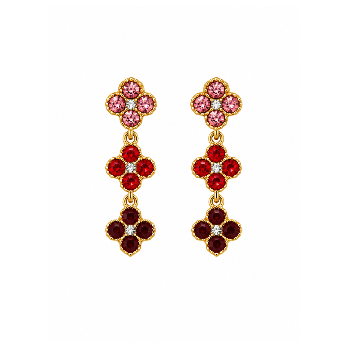 Orecchini Ruby Blossom